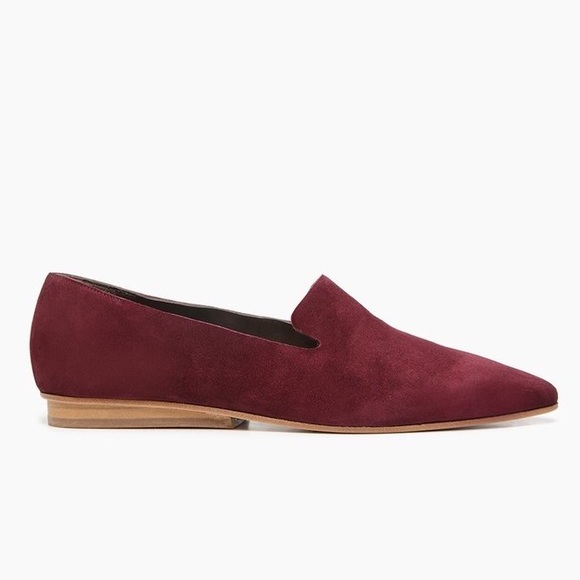 Coclico Spain Dofe Suede Leather Pointed Toe Loafers Flats in Raisin - 39 - 8.5 - Picture 2 of 16